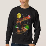 Bloodhound Reindeer Christmas Dog Riding Santa Xma Sweatshirt<br><div class="desc">Bloodhound Reindeer Christmas Dog Riding Santa Xmas</div>