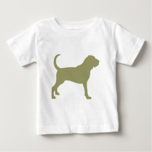 Bloodhound (sage green) baby T-Shirt
