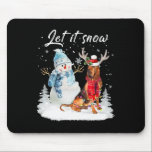 Bloodhound Santa Dog Christmas Snowman Xmas Pajama Mouse Pad<br><div class="desc">Bloodhound Santa Dog Christmas Snowman Xmas Pajama 1</div>