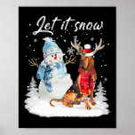 Bloodhound Santa Dog Christmas Snowman Xmas Pajama Poster<br><div class="desc">Bloodhound Santa Dog Christmas Snowman Xmas Pajama 1</div>