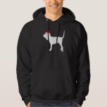Bloodhound  Santa Hat Christmas Hoodie<br><div class="desc">Bloodhound  Santa Hat Christmas</div>