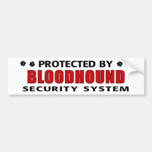 Bloodhound Security Bumper Sticker