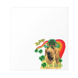 Bloodhound st Patricks Notepad