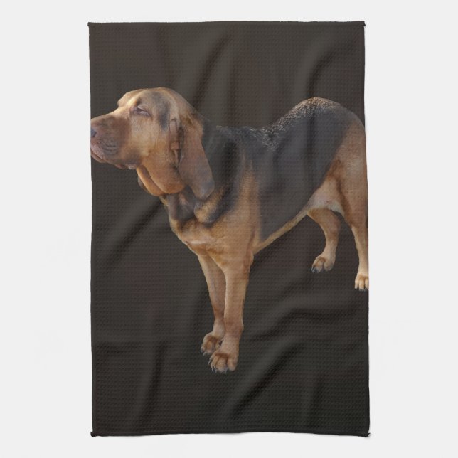 Bloodhound Tea Towel (Vertical)