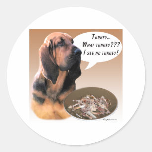 Bloodhound Turkey - Sticker