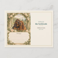 Bloodhound Wedding Guest Book Wishes