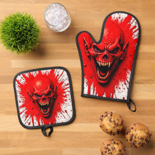 Bloodlust: The Vengeful Vampire Oven Mitt & Pot Holder Set