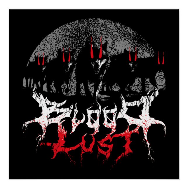 Bloodlust Wolf Pack Poster (Front)