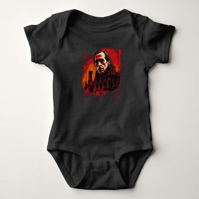 Bloodmoon Castle Baby Bodysuit (Front)