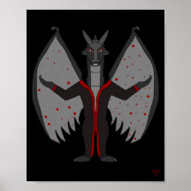Bloodmoon Dragonborn Fantasy Poster