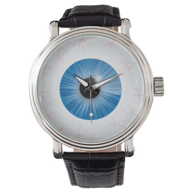 Bloodshot Blue Eyeball Watch (Front)