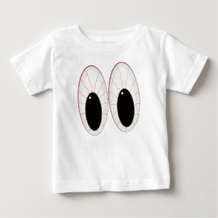 Bloodshot Eyeballs Halloween Eyes Baby T-Shirt
