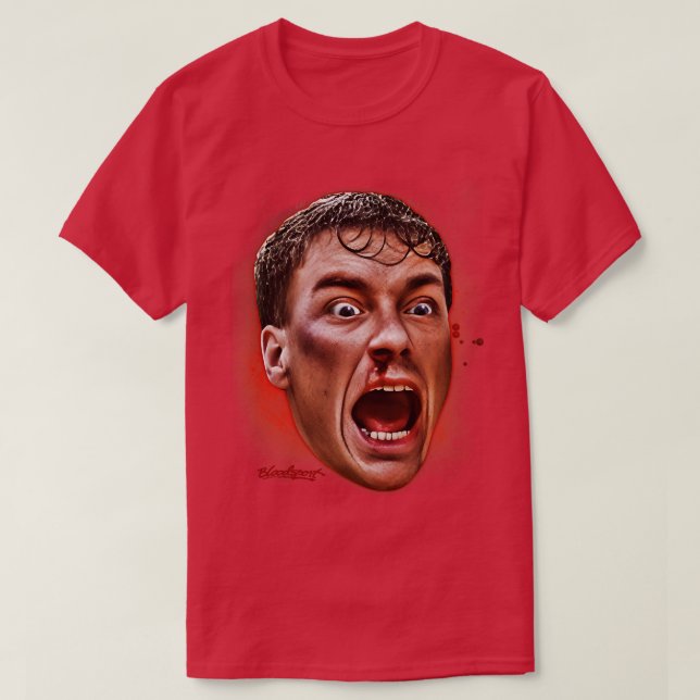 Bloodsport FACE T-Shirt (Design Front)