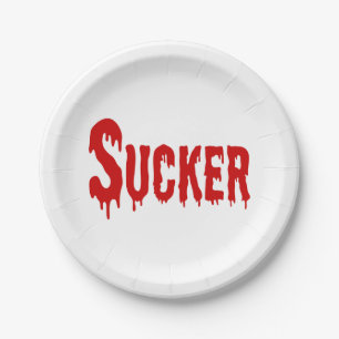 BLOODSUCKER PAPER PLATE