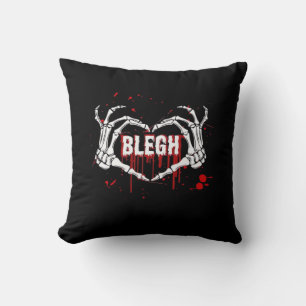 Bloody Breakdown, Skeleton Heart Hands Emo, Metalc Cushion