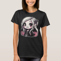 Bloody Brilliant in Blonde: Vampire Girl T-Shirt