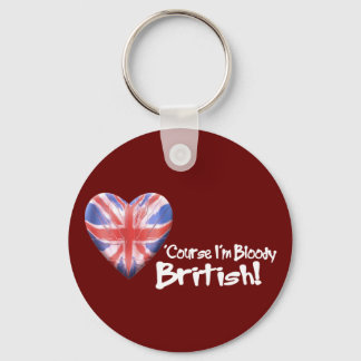 Bloody British Key Ring