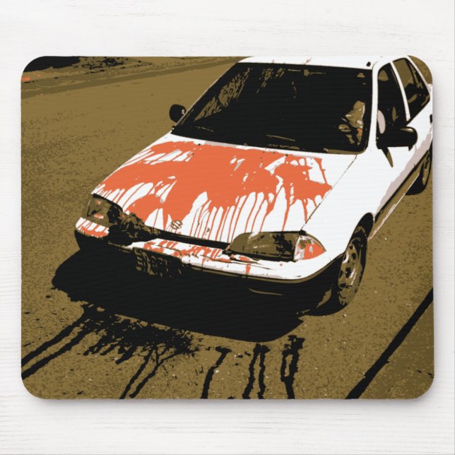 Bloody Car Mouse Pad (Front)