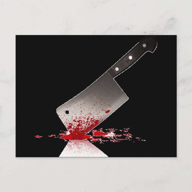 Bloody Cleaver Postcard (Front)