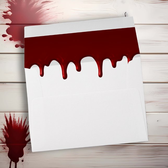Bloody Drips Halloween Scary Blood Envelope (Creator Uploaded)