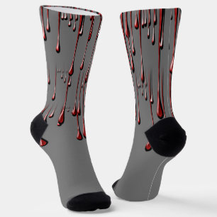 Bloody Drips Halloween Socks