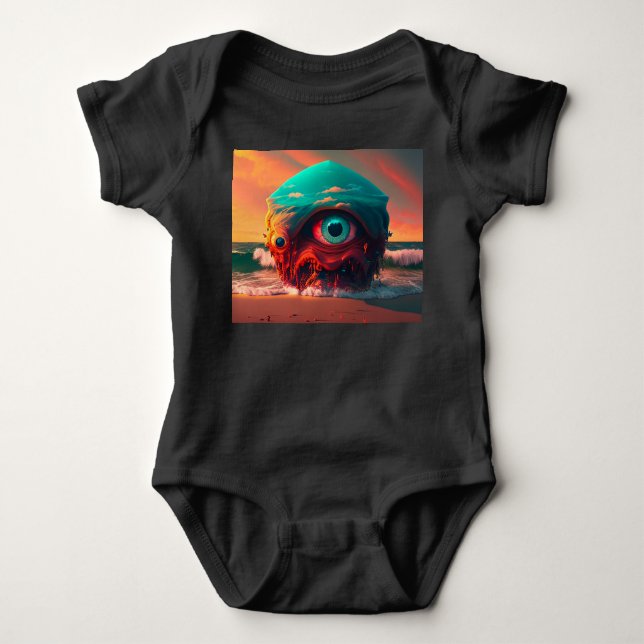 Bloody Eyes Baby Bodysuit (Front)