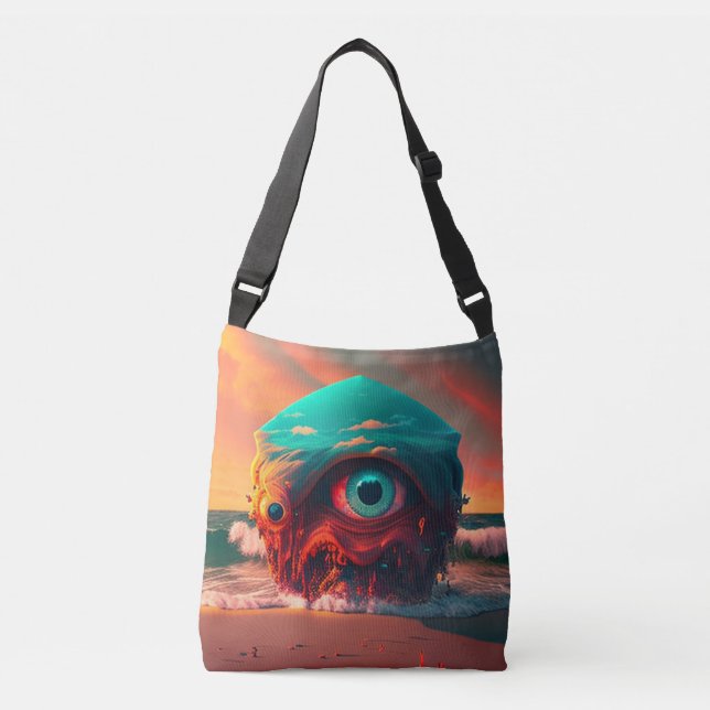 Bloody Eyes Crossbody Bag (Front)