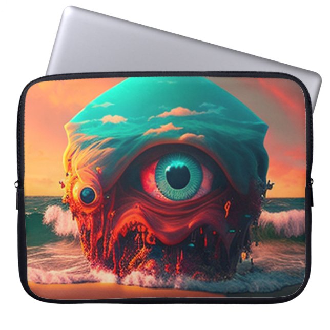 Bloody Eyes Laptop Sleeve (Front)