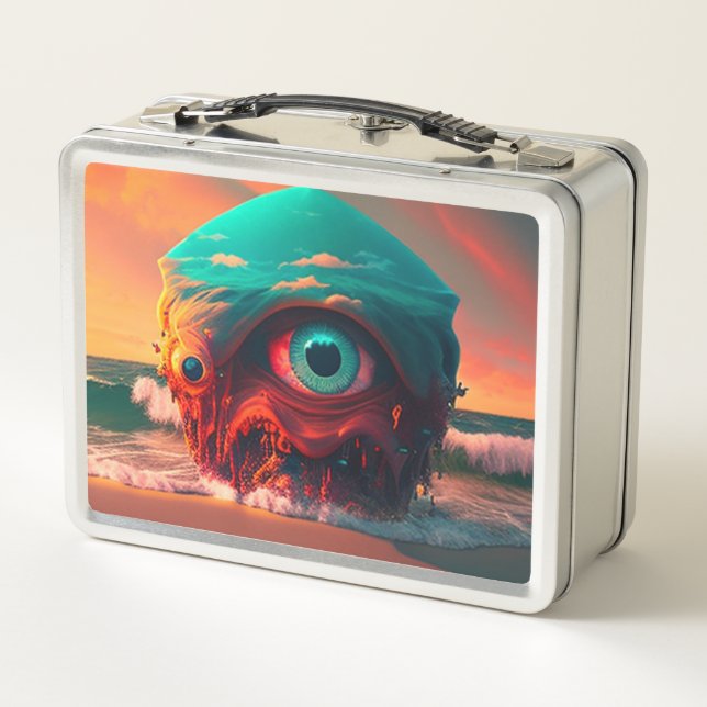 Bloody Eyes Metal Lunch Box (Back)