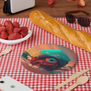 Bloody Eyes Paper Plate