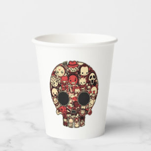 Bloody halloween paper cups
