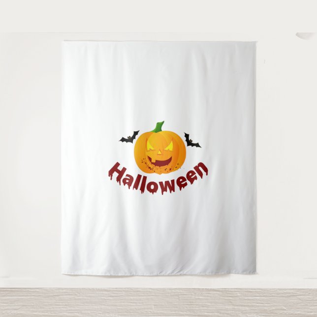 bloody Halloween   Tapestry (Front)