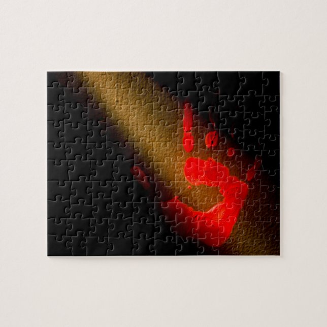 Bloody Hand Jigsaw Puzzle (Horizontal)