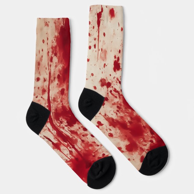 Bloody Horror Halloween Socks (Right)