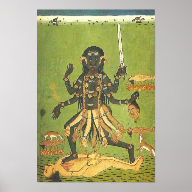 Bloody Kali patron goddess of the Thugs Poster (Front)