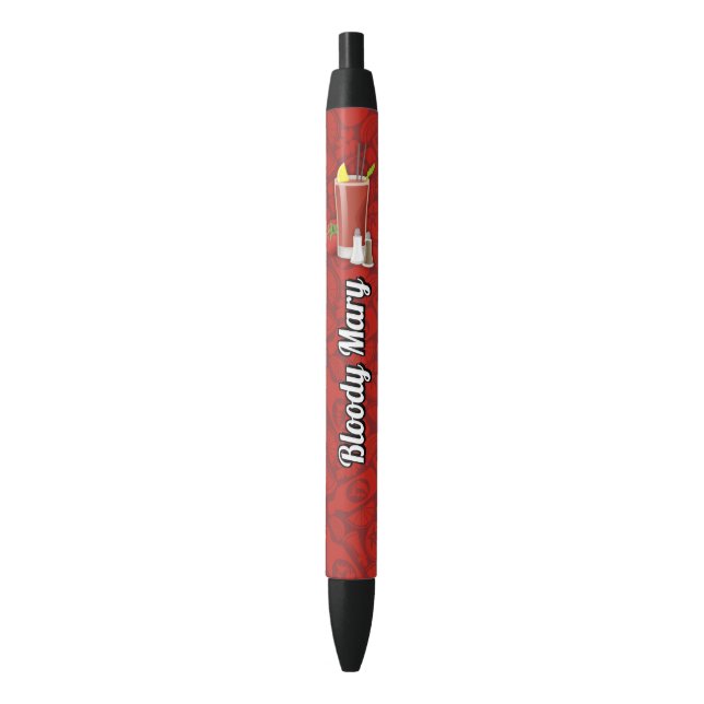 Bloody Mary Black Ink Pen (Front Vertical)