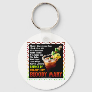 BLOODY MARY, Brunch of Champions Key Ring