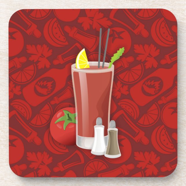Bloody Mary Coaster (Front)