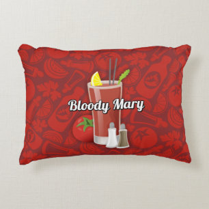 Bloody Mary Cocktail Decorative Cushion