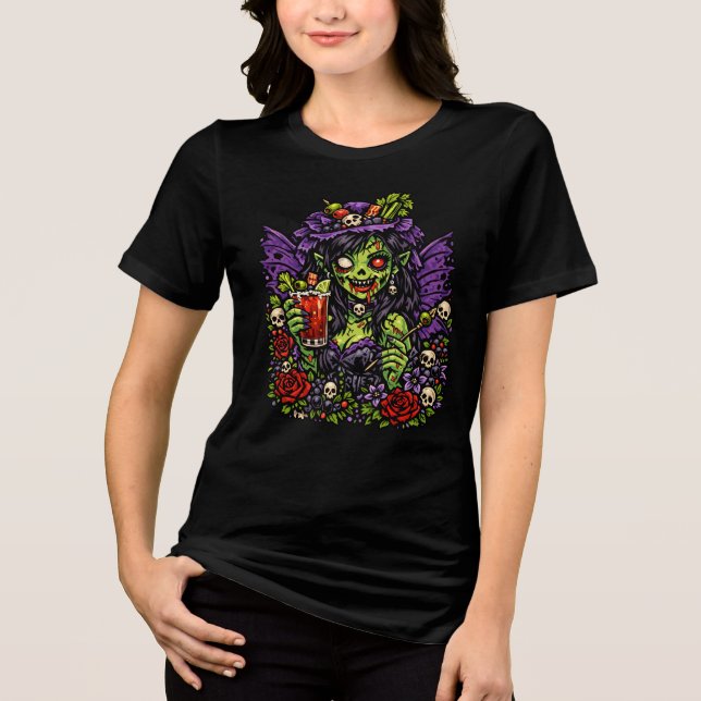 Bloody Mary Fairy Tri-Blend Shirt (Front)