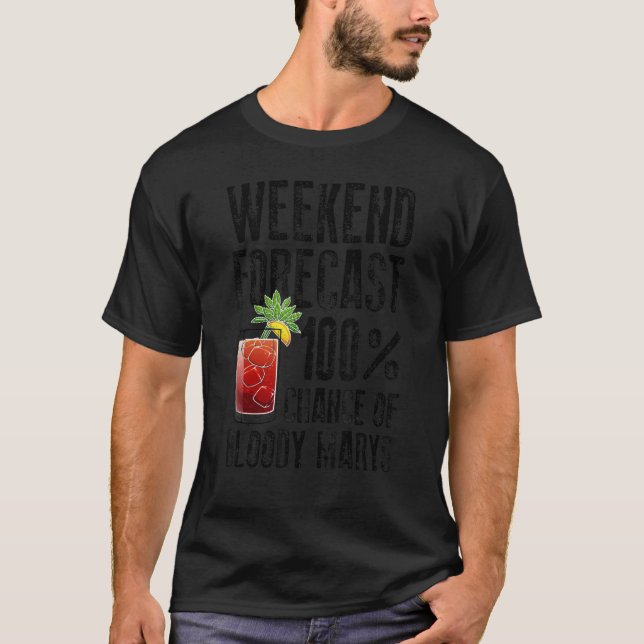 Bloody Mary For Men Women Vodka Alcoholic Glass Dr T-Shirt (Front)