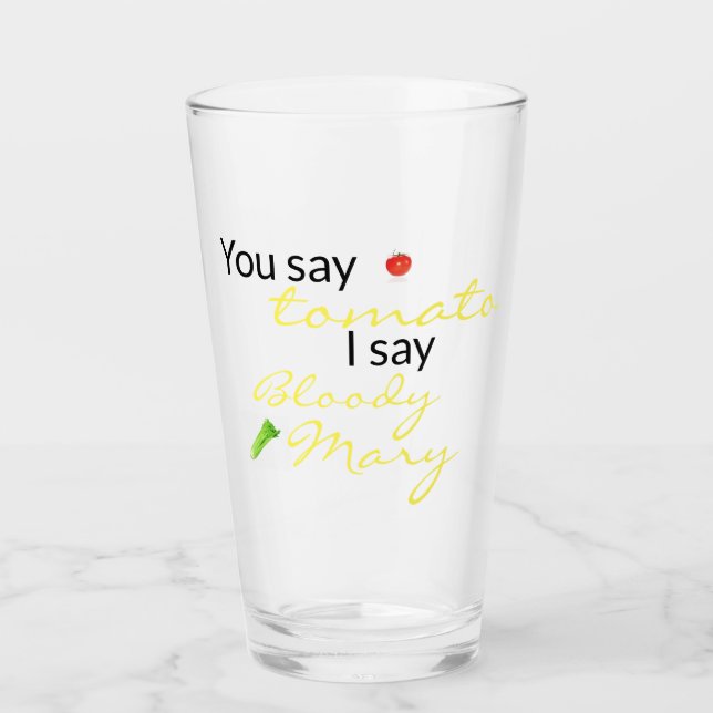Bloody Mary glass (Front)