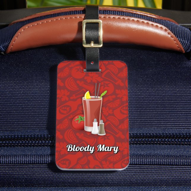 Bloody Mary Luggage Tag (Front Insitu 2)
