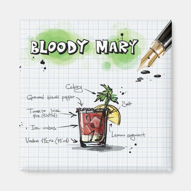 Bloody Mary Magnet (Front)