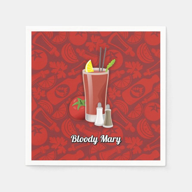 Bloody Mary Napkin (Front)