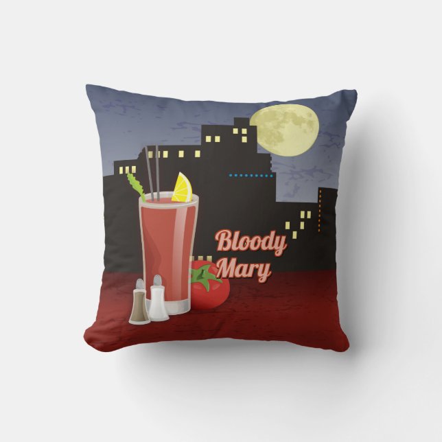 Bloody Mary Recipe Cushion (Front)