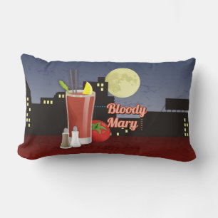 Bloody Mary Recipe Lumbar Cushion