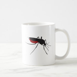 Bloody mosquito coffee mug