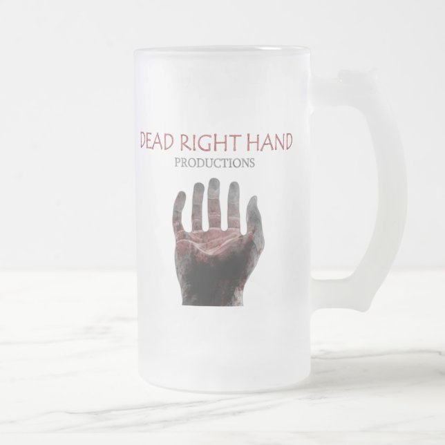 Bloody Negative Beer / Coffee Frosted Glass Beer Mug (Right)