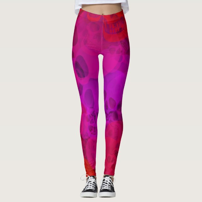 Bloody Skulls Leggings (Front)